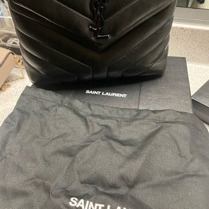 Saint Laurent purse brand new black leather